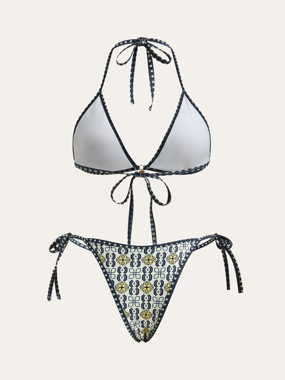 Commense Patterned Halter Bikini Set - Picture 2 of 4